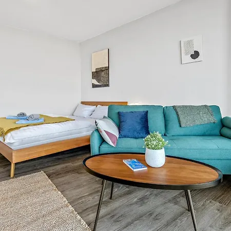Bright - Fresh Central Studio & Skyline View Of Appartement *